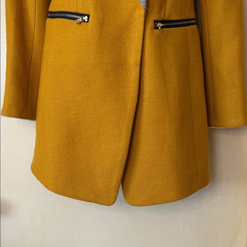 Unbranded  Mustard Long Blazer for Women size S - Picture 6 of 12